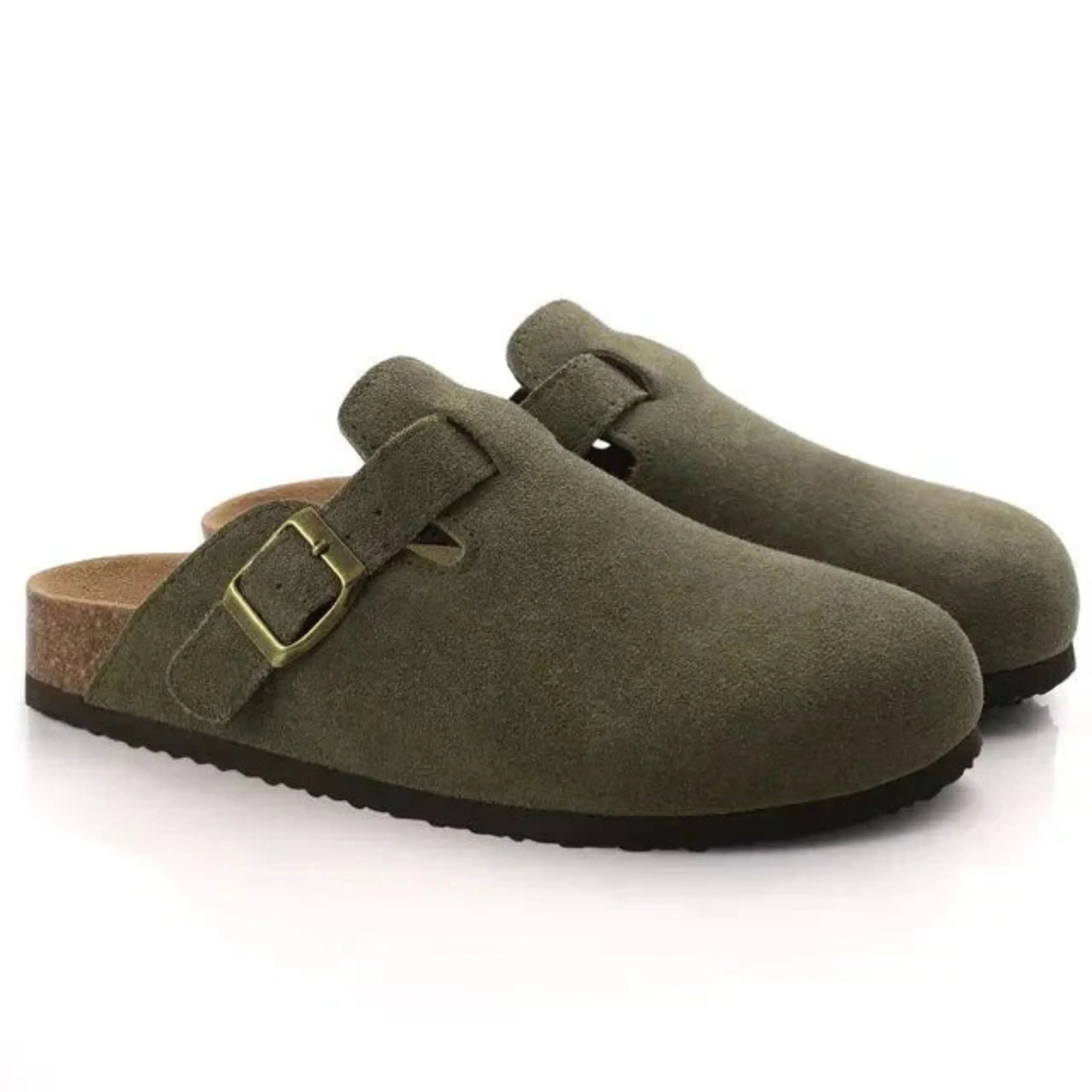 LAURENT MONACO | SABOTS MULE MINIMALISTES À BOUCLE POUR HOMMES