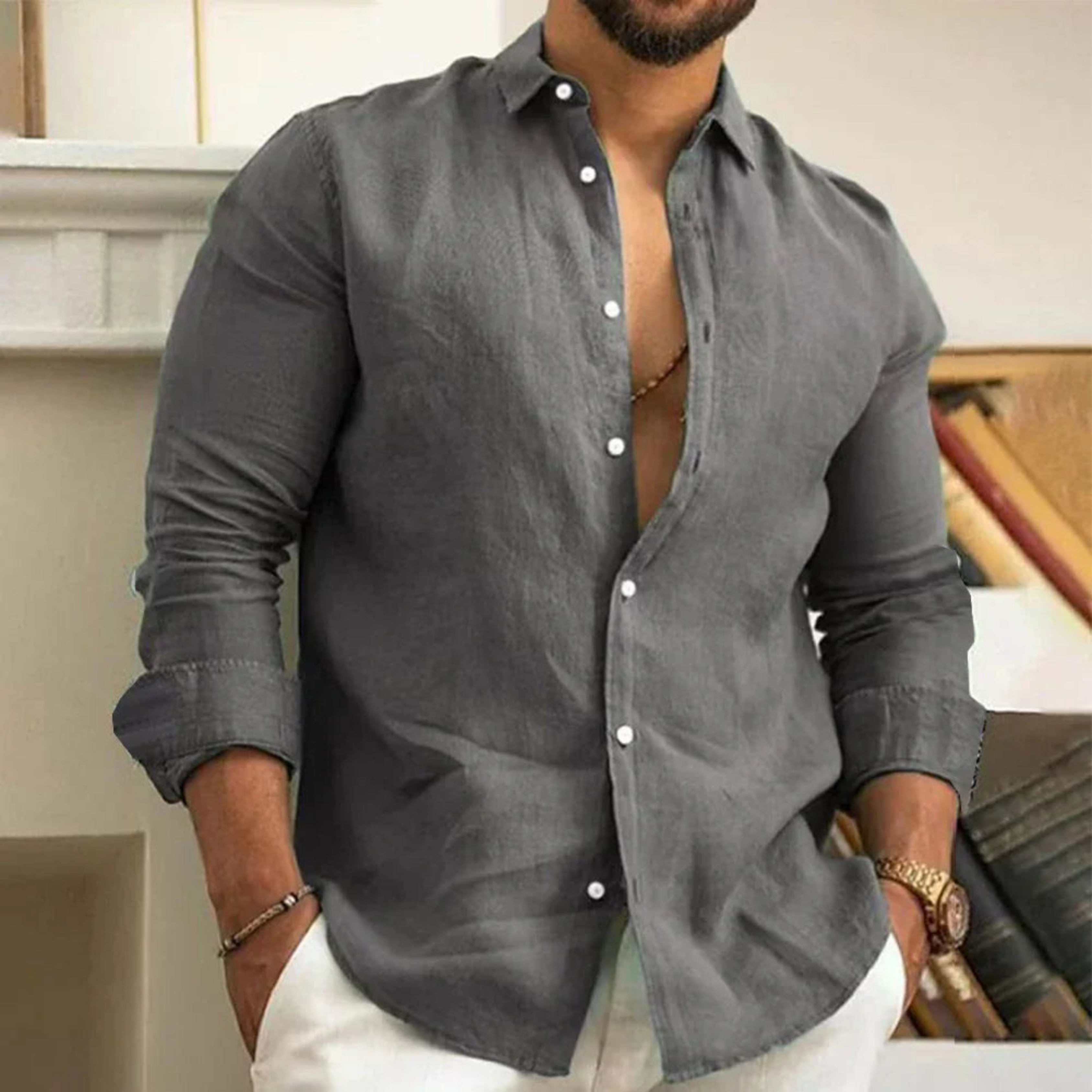 LAURENT MONACO | CHEMISE LÉGÈRE POUR HOMMES