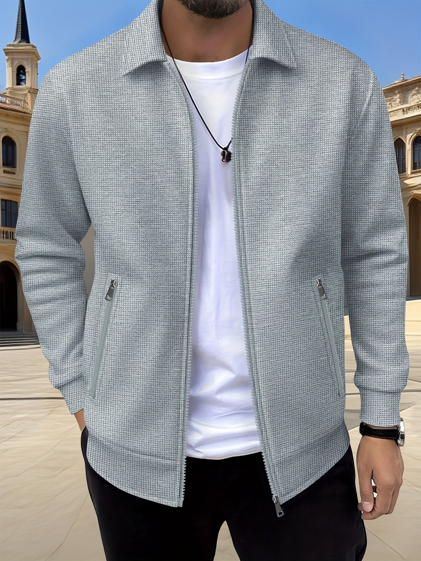 LAURENT MONACO | VESTE ZIP SPORT POUR HOMMES