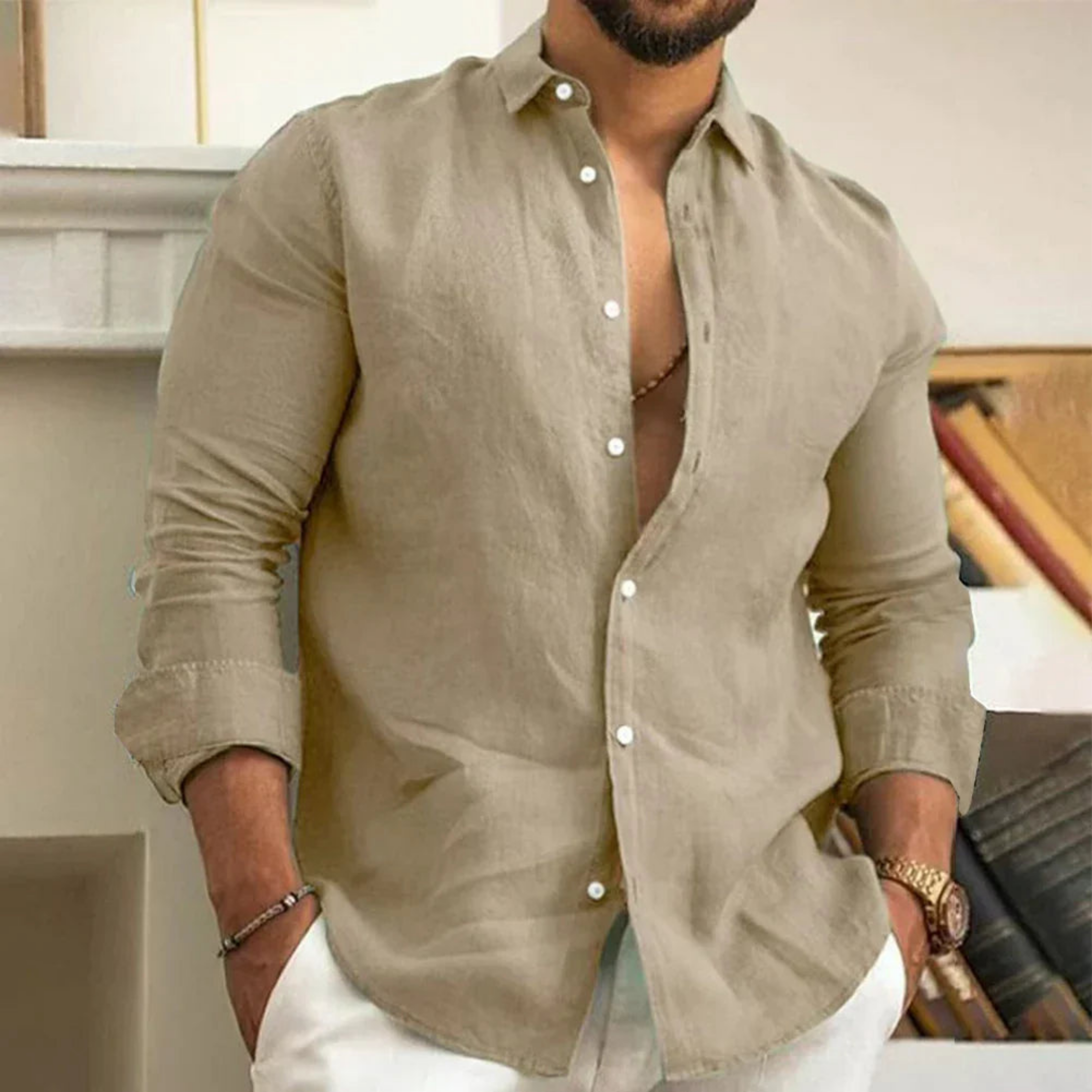 LAURENT MONACO | CHEMISE LÉGÈRE POUR HOMMES