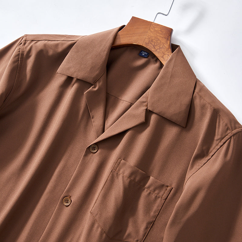 LAURENT MONACO | CHEMISE COL CUBAIN POUR HOMMES