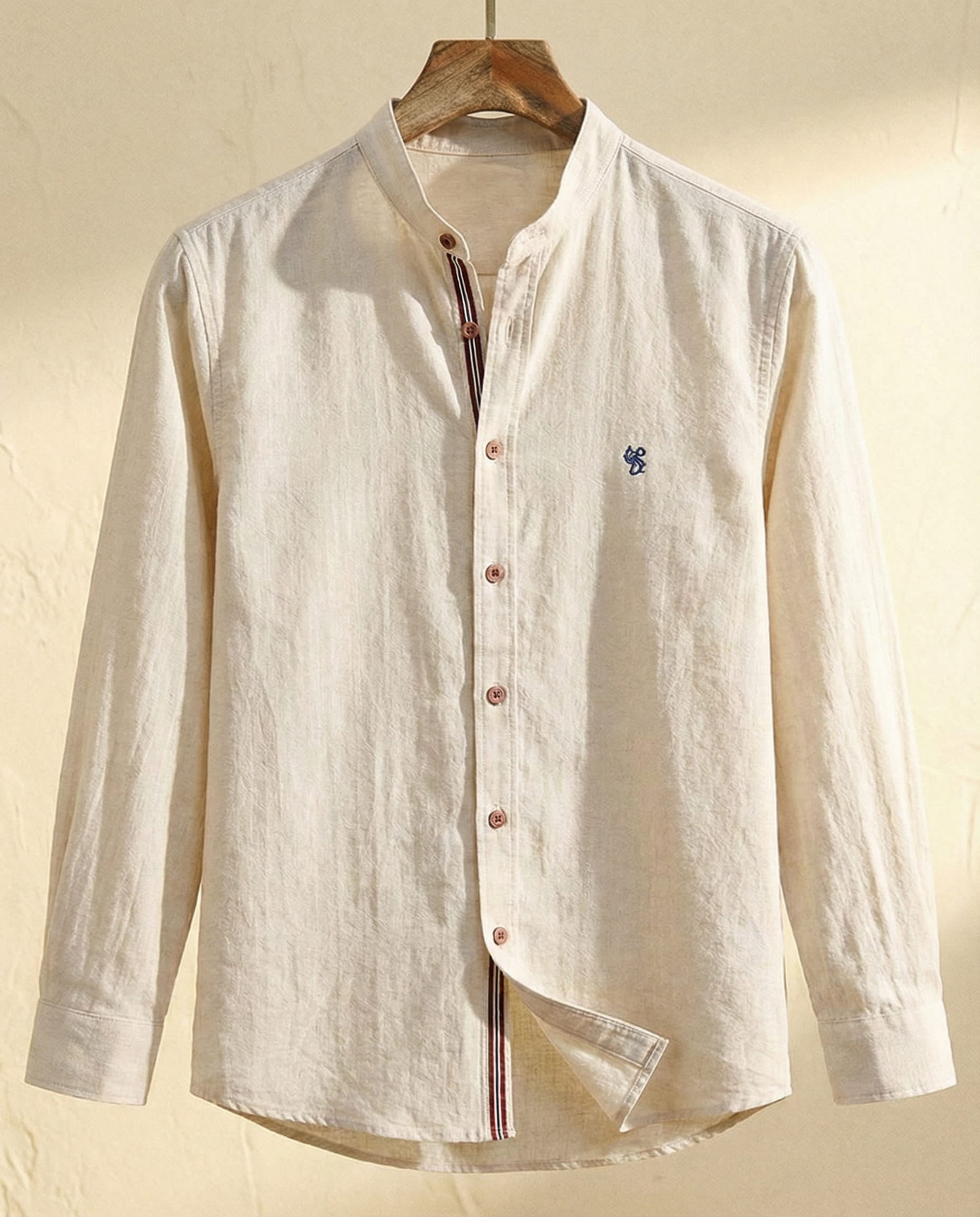 LAURENT MONACO | CHEMISE ÉLÉGANTE COL MAO POUR HOMME