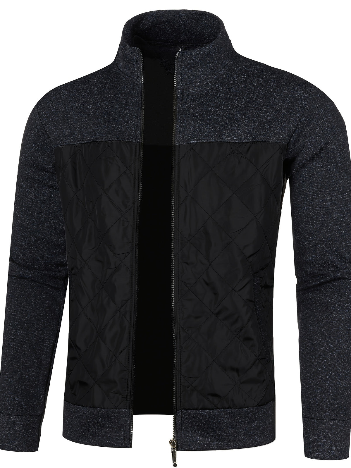 LAURENT MONACO | VESTE À COL MONTANT ET FERMETURE ÉCLAIR POUR HOMMES