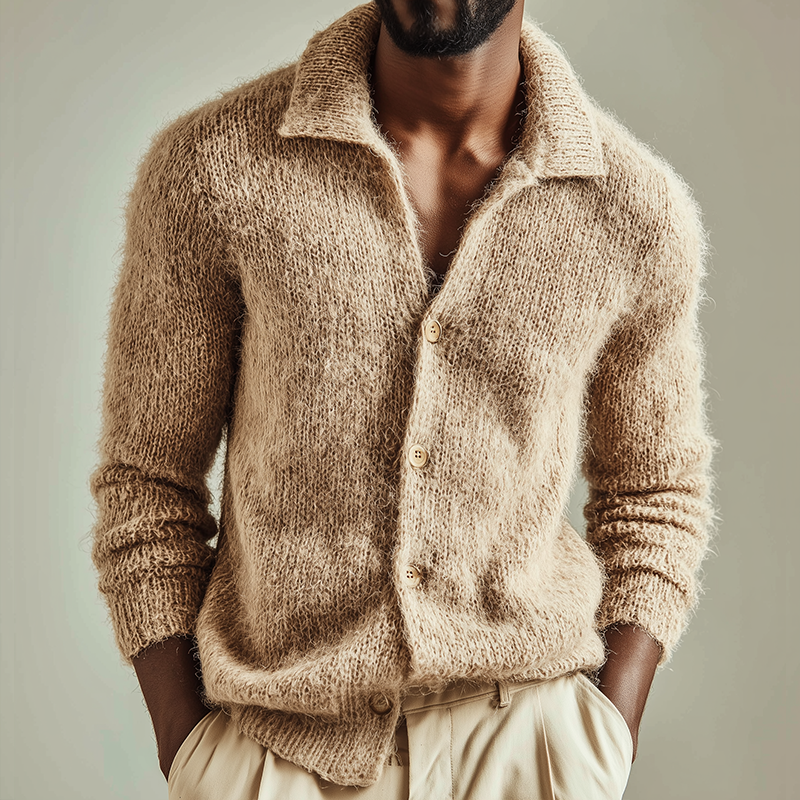 LAURENT MONACO | CARDIGAN TEXTURÉ POUR HOMMES