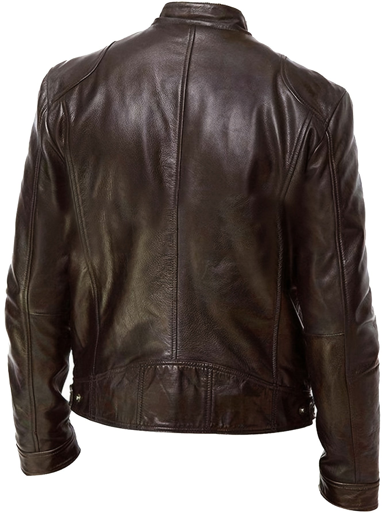 LAURENT MONACO | VESTE MOTARD À FERMETURE ÉCLAIR POUR HOMMES