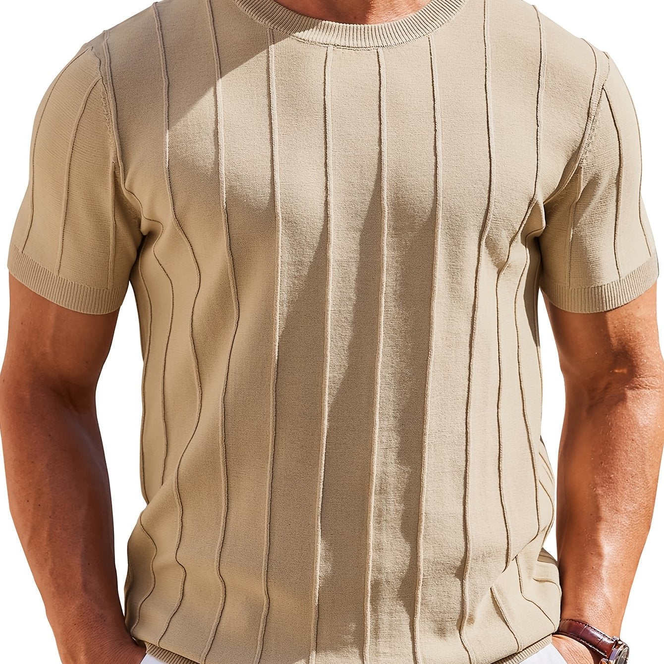 LAURENT MONACO | CHEMISE EN MAILLE COTONNÉE POUR HOMMES