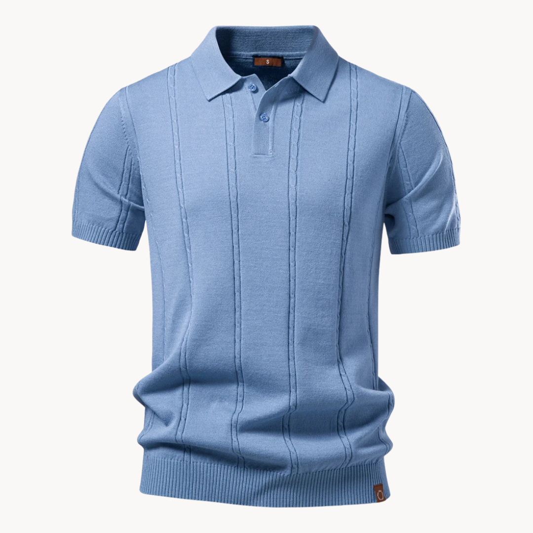 LAURENT MONACO | POLO EN TRICOT ÉLÉGANT POUR HOMMES