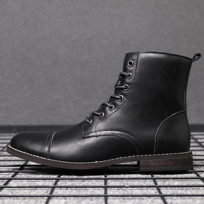 LAURENT MONACO | BOTTES DE VILLE BRUNIES POUR HOMME