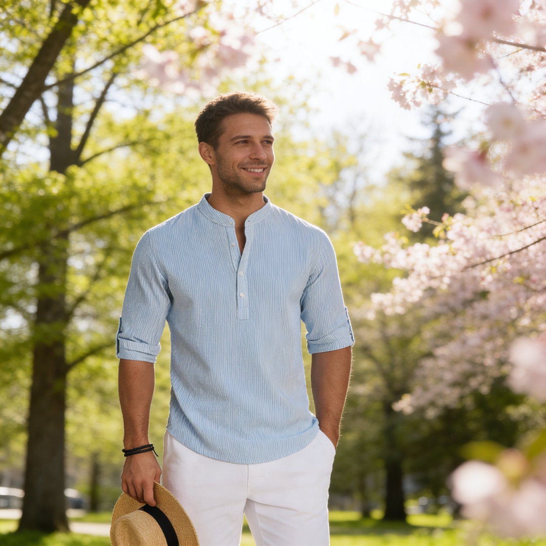 LAURENT MONACO | CHEMISE STRUCTURÉE POUR HOMMES