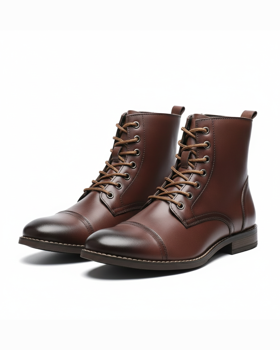 LAURENT MONACO | BOTTES DE VILLE BRUNIES POUR HOMME