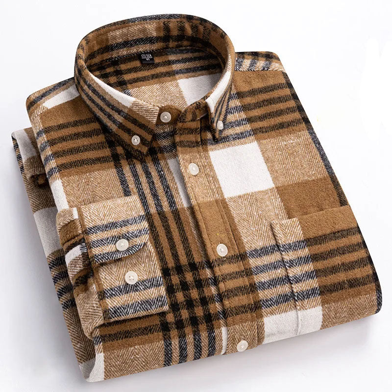 LAURENT MONACO | CHEMISE EN FLANELLE POUR HOMMES