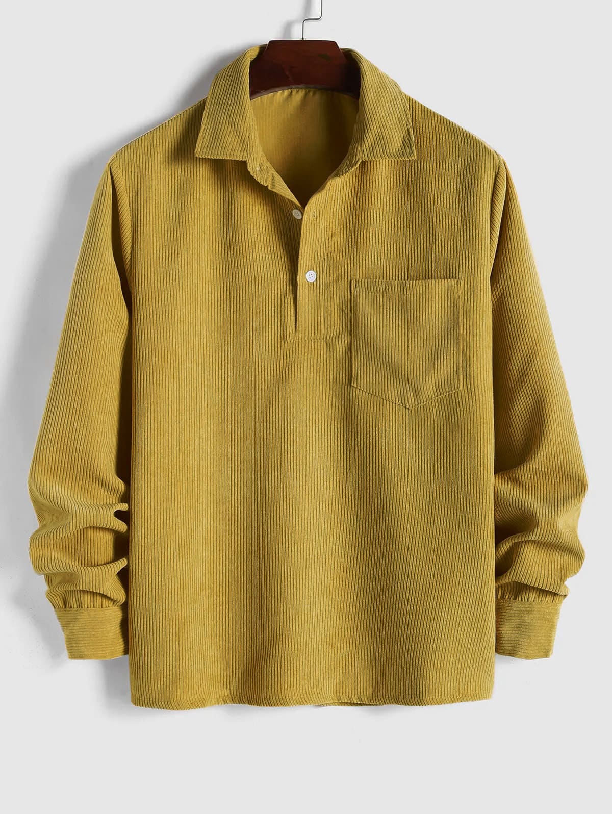 LAURENT MONACO | CHEMISE MANCHES LONGUES DEMI-BOUTONS POUR HOMME