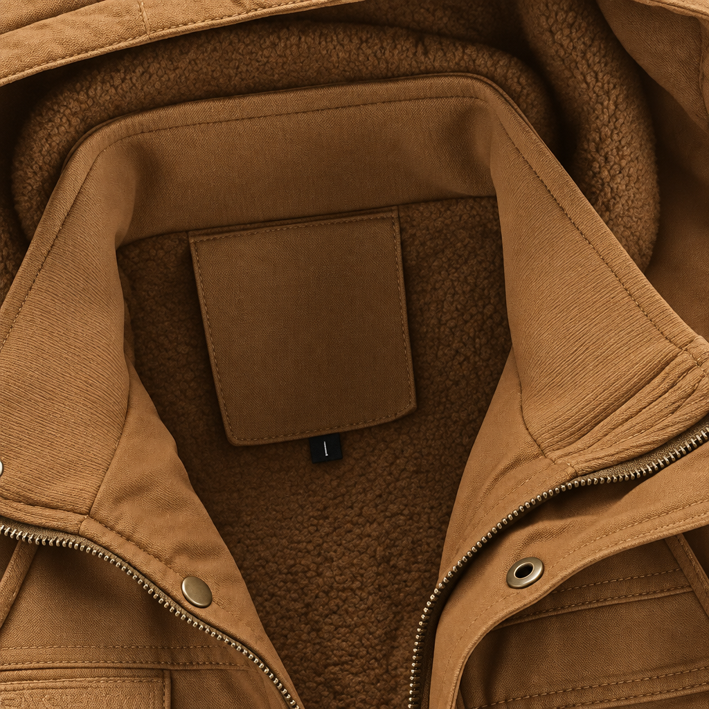 LAURENT MONACO | VESTE À CAPUCHE EN COTON POUR HOMMES