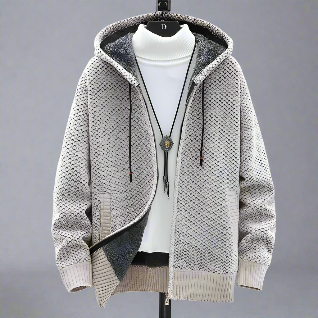 LAURENT MONACO | SWEAT À CAPUCHE EN MAILLE POUR HOMMES