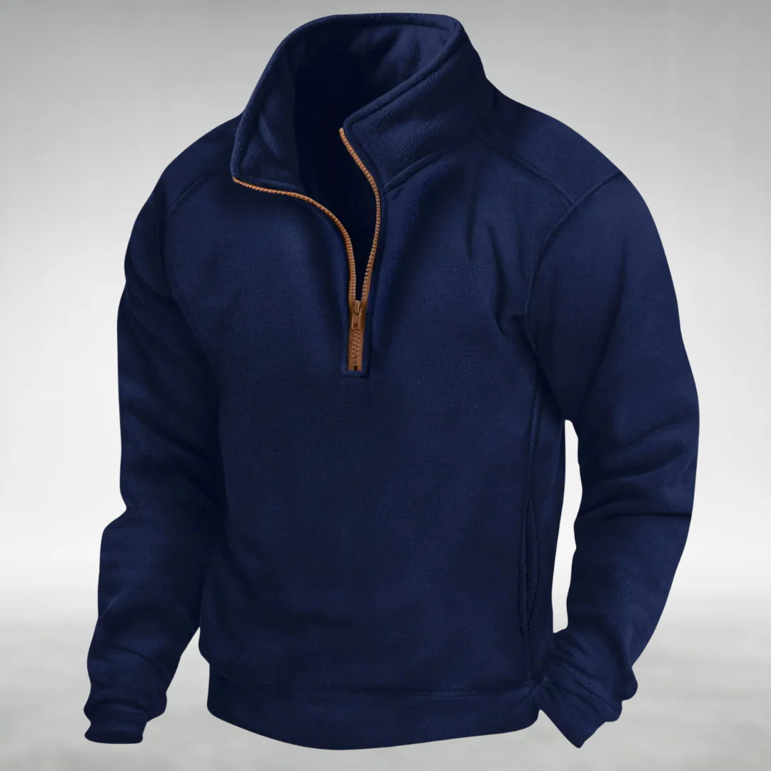 LAURENT MONACO | PULLOVER LÉGER HALF-ZIP