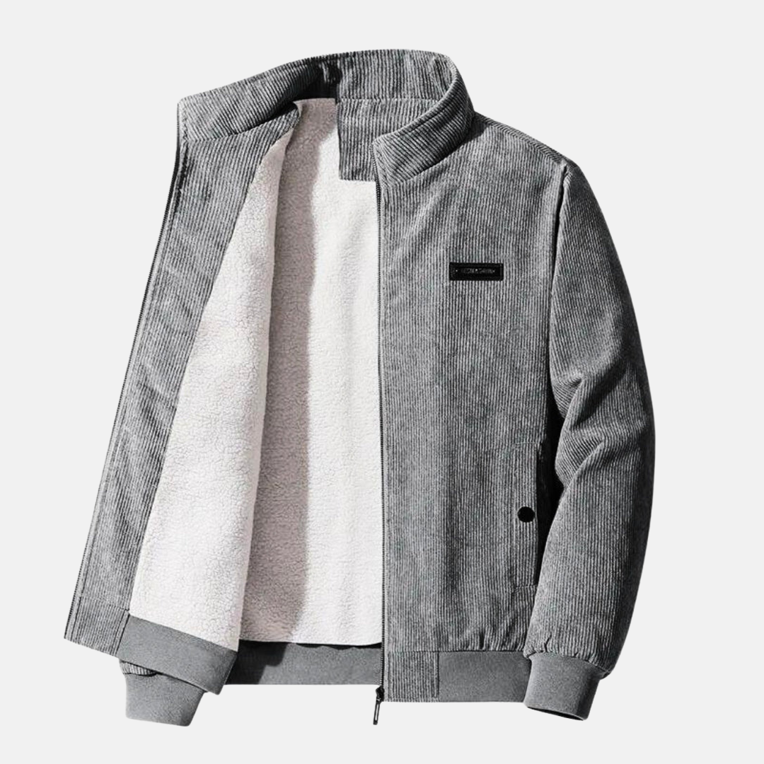 LAURENT MONACO | VESTE RÉTRO EN VELOURS COURRU POUR HOMMES