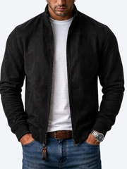 LAURENT MONACO | BLOUSON BOMBER EN DAIM POUR HOMMES