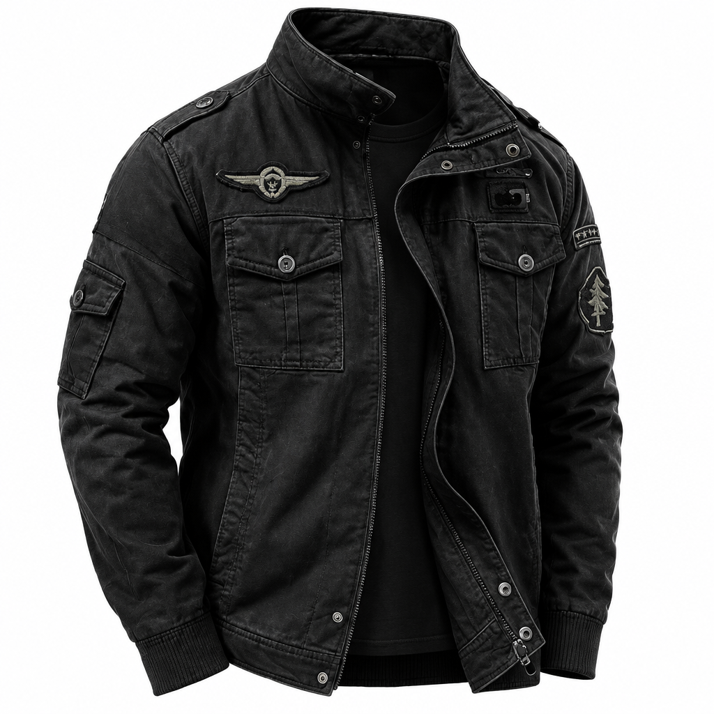 LAURENT MONACO | MANTEAU MILITAIRE STRUCTURÉ POUR HOMMES