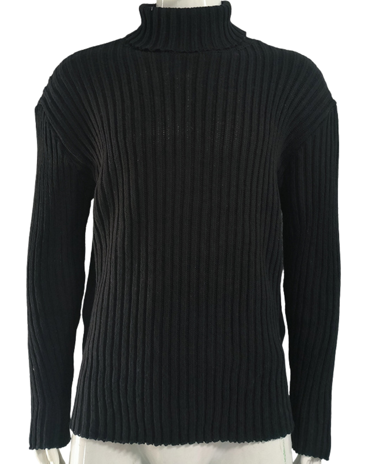 LAURENT MONACO | PULL À COL ROULEAU EN MAILLE COULISSÉE POUR HOMMES