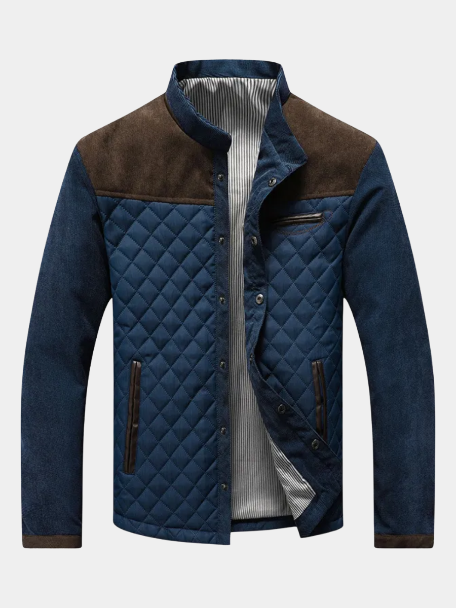 LAURENT MONACO | VESTE MATELASSÉE À MOTIF LOSANGES POUR HOMMES