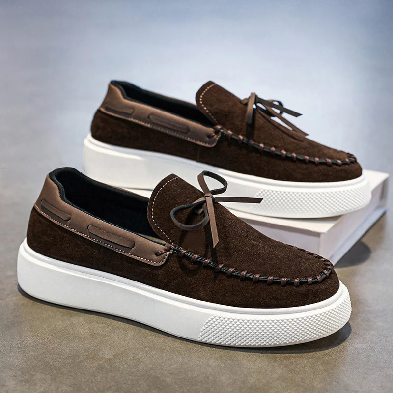 LAURENT MONACO | CHAUSSURES ÉLÉGANTES EN DAIM POUR HOMMES