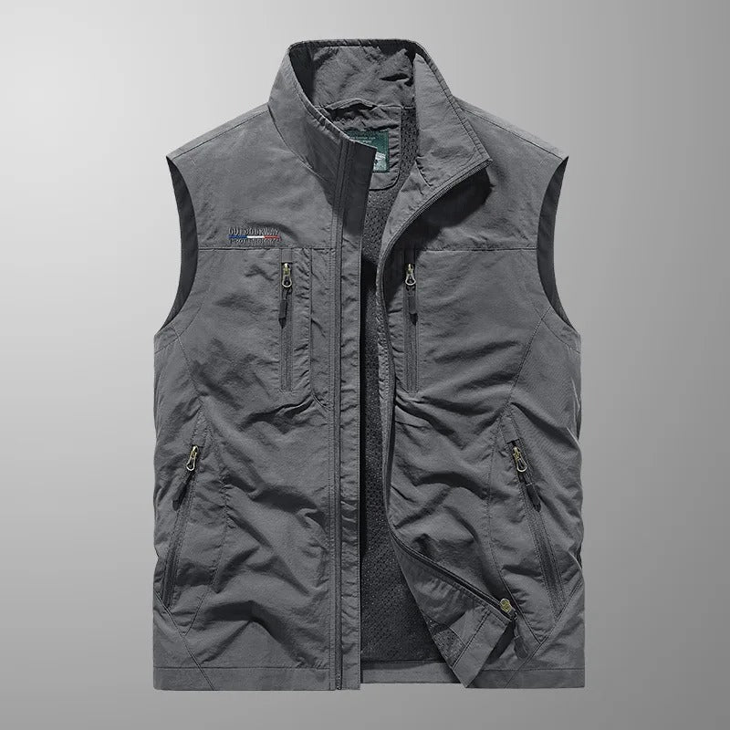 LAURENT MONACO | GILET ZIP EXTERIEUR POUR HOMMES