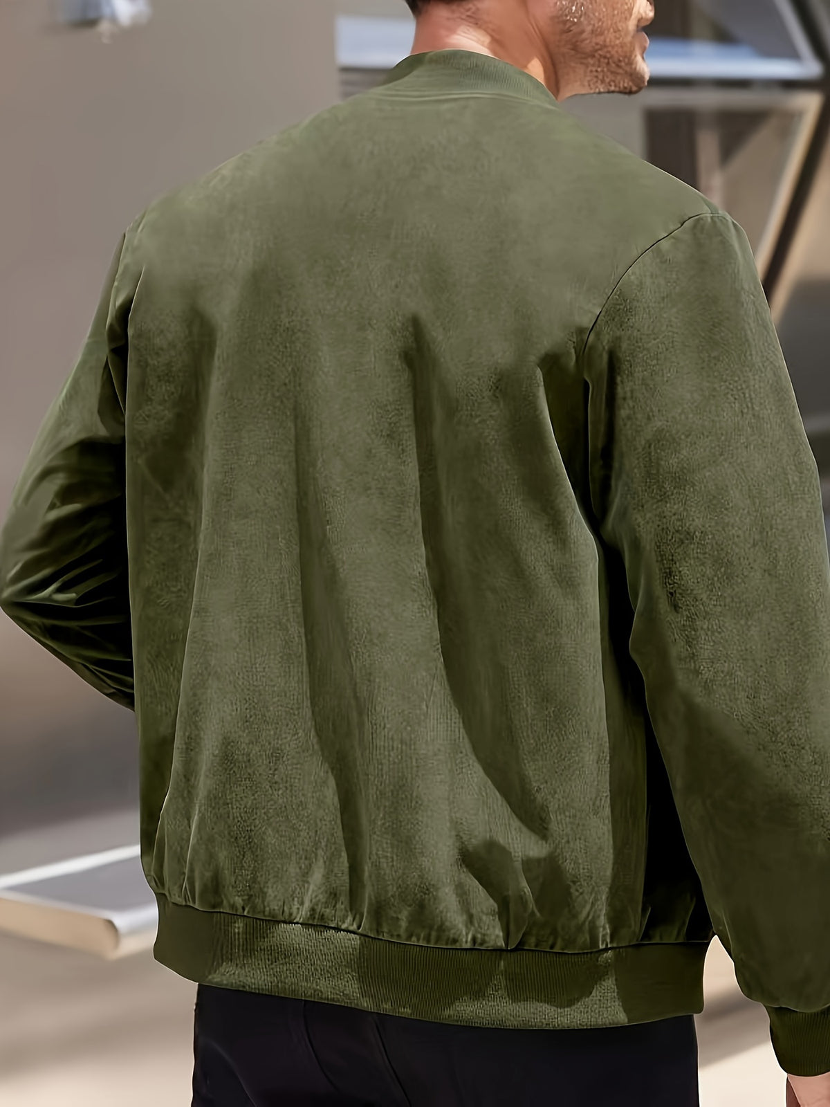 LAURENT MONACO | VESTE BOMBER À FERMETURE ÉCLAIR POUR HOMMES