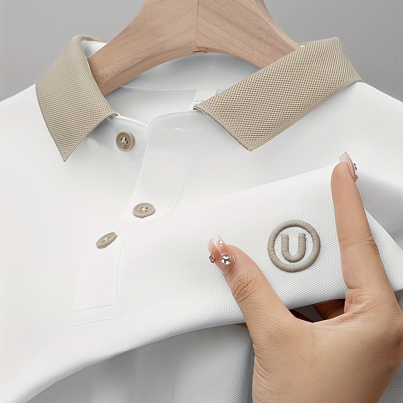 LAURENT MONACO | POLO BRODÉ MODERNE POUR HOMME