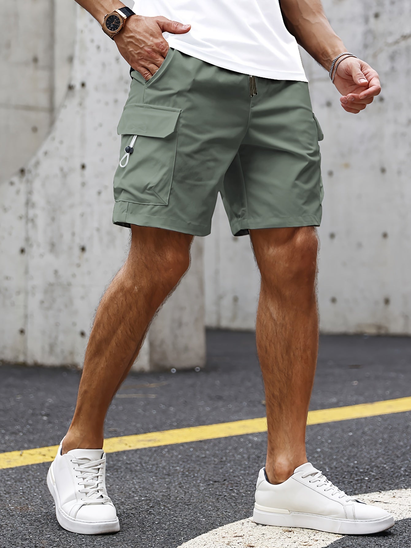 LAURENT MONACO | SHORTS CARGO POUR HOMME