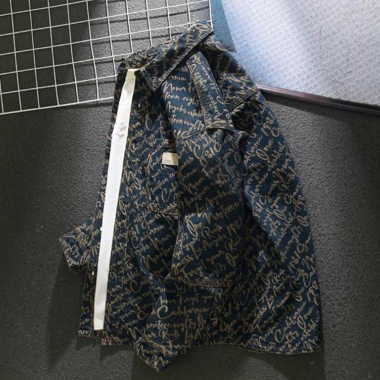 LAURENT MONACO | VESTE EN DENIM BRODÉE POUR HOMME