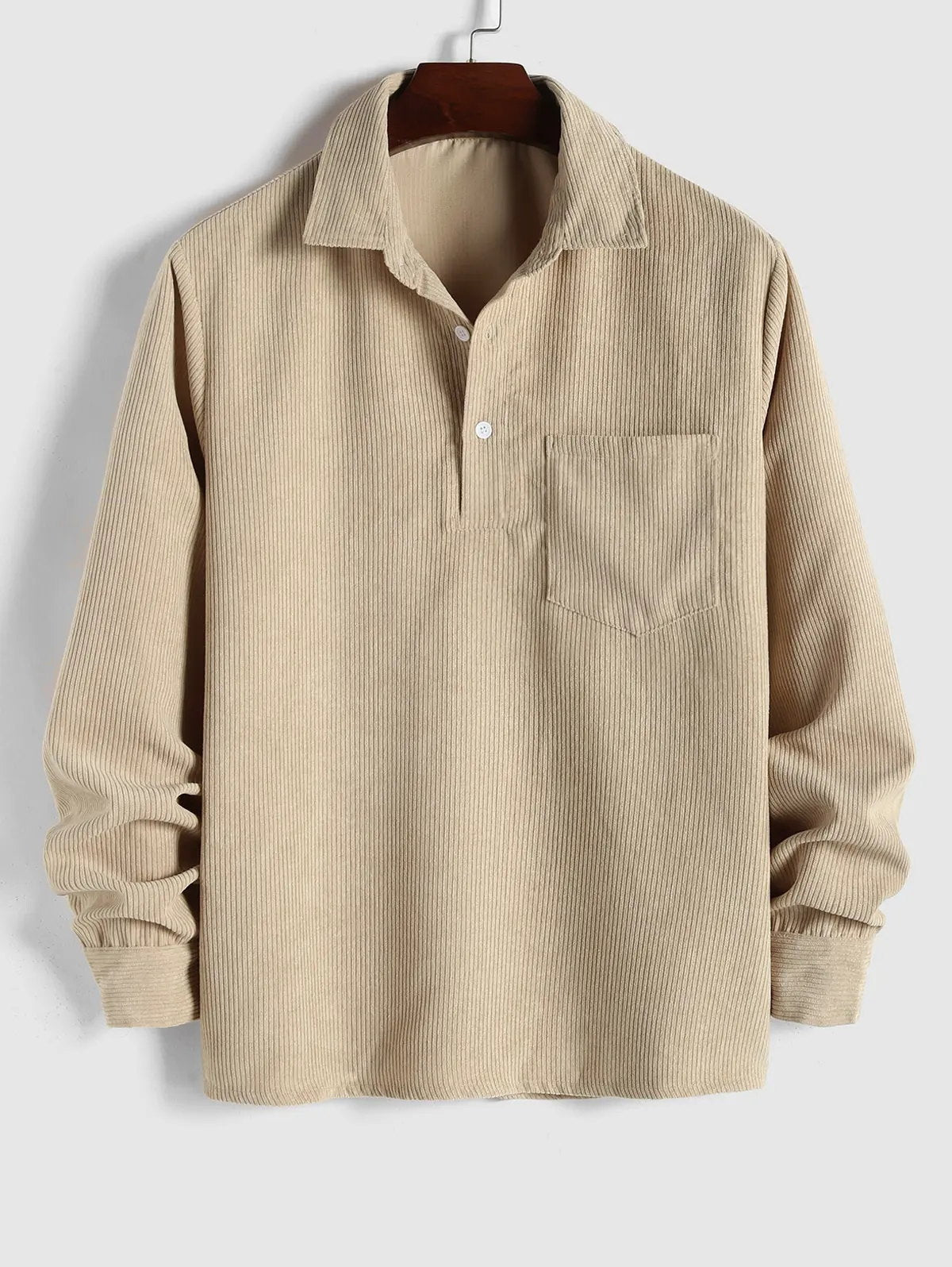 LAURENT MONACO | CHEMISE MANCHES LONGUES DEMI-BOUTONS POUR HOMME