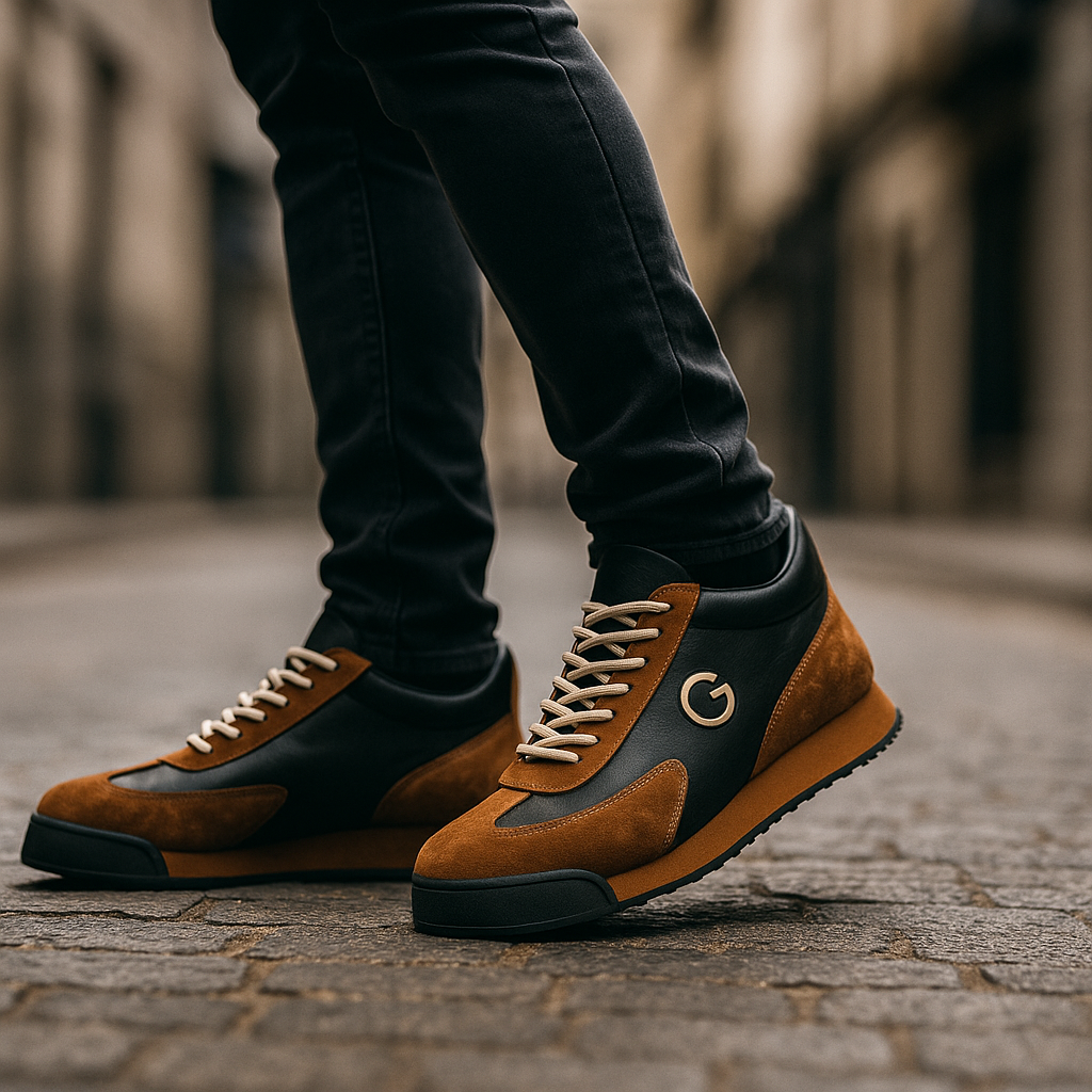 LAURENT MONACO | BASKETS CLASSIQUE BICOLORE POUR HOMME