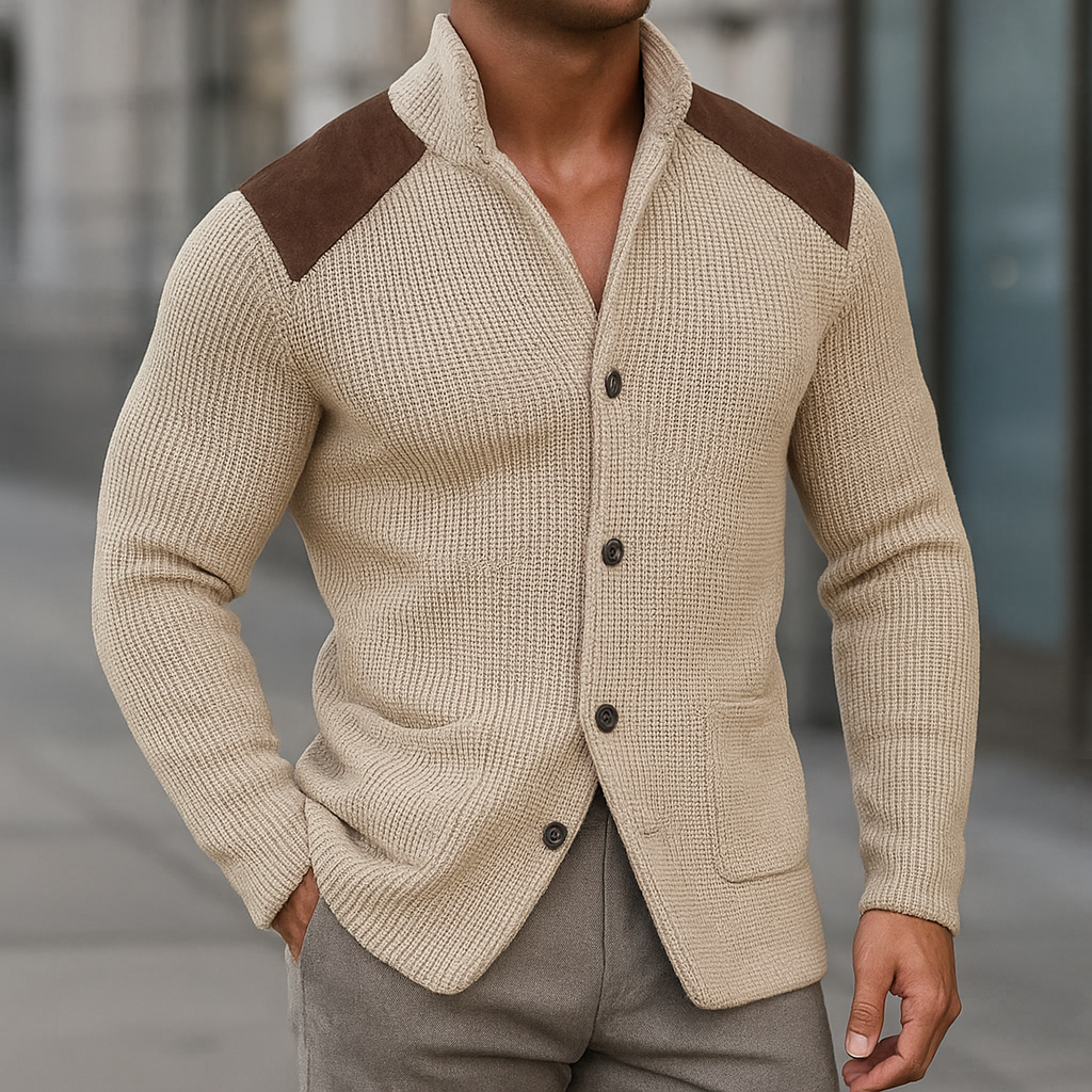 LAURENT MONACO | BLAZER EN MAILLE TEXTURÉE