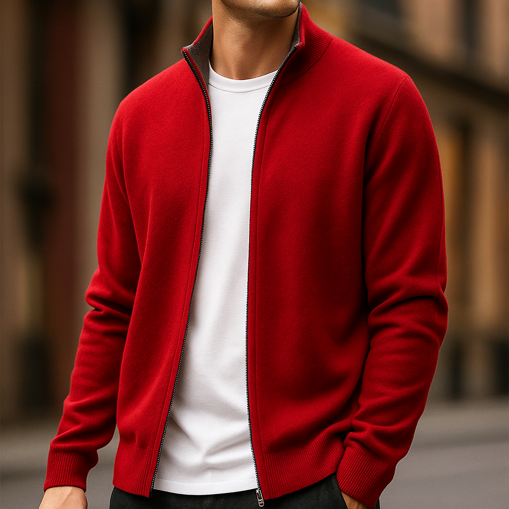 DUMONT LYON | CARDIGAN ZIPPÉ EN MAILLE POUR HOMME