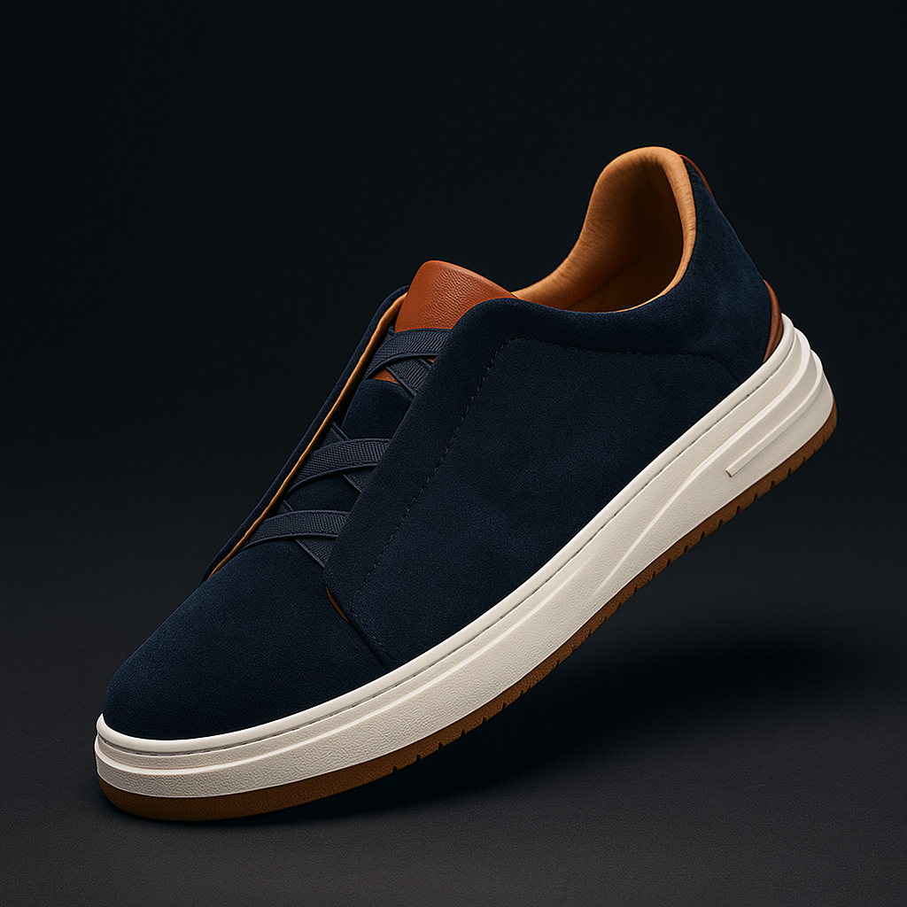 LAURENT MONACO | CHAUSSURES SANS LACETS EN DAIM POUR HOMME
