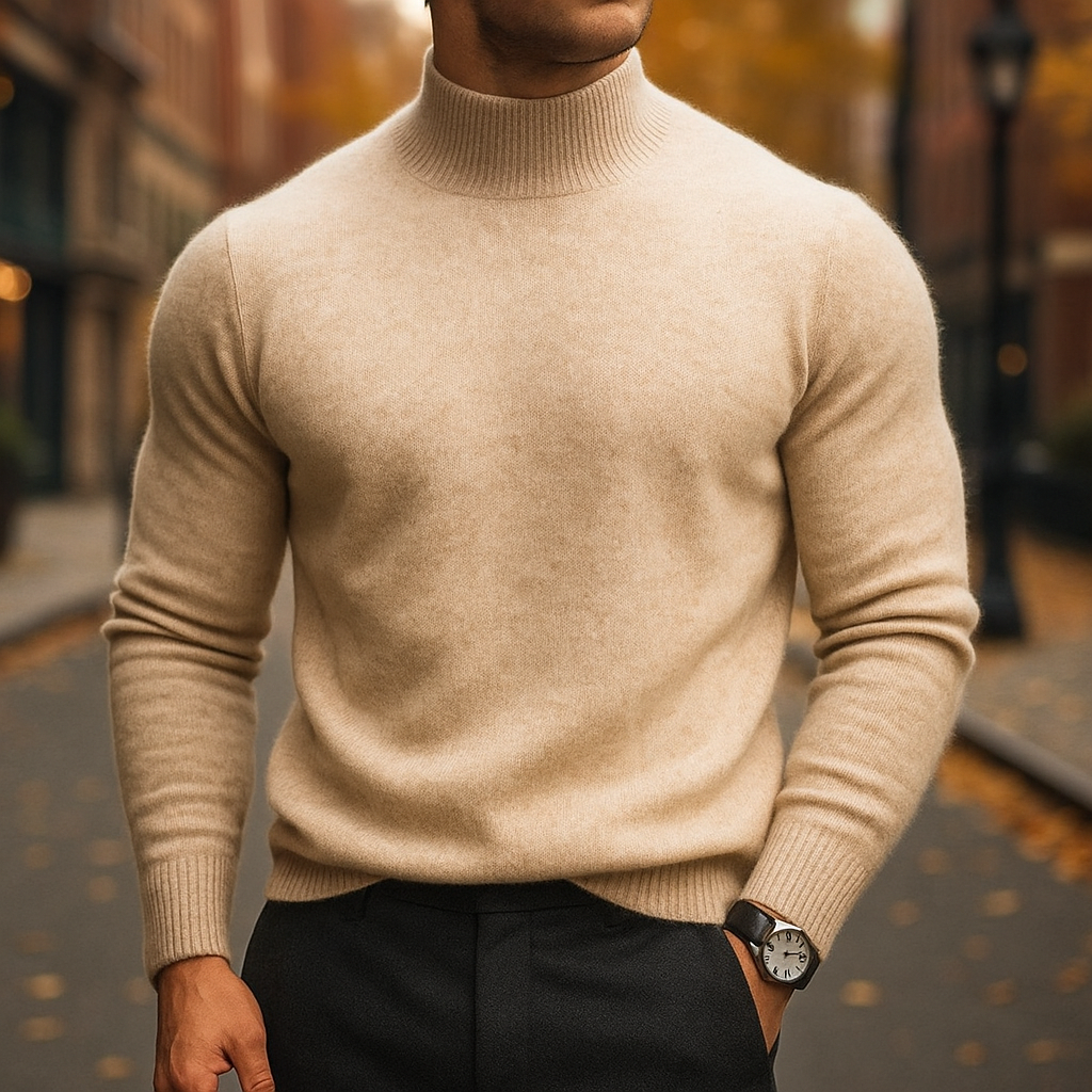 LAURENT MONACO | PULL À COL EN LAINE POUR HOMME