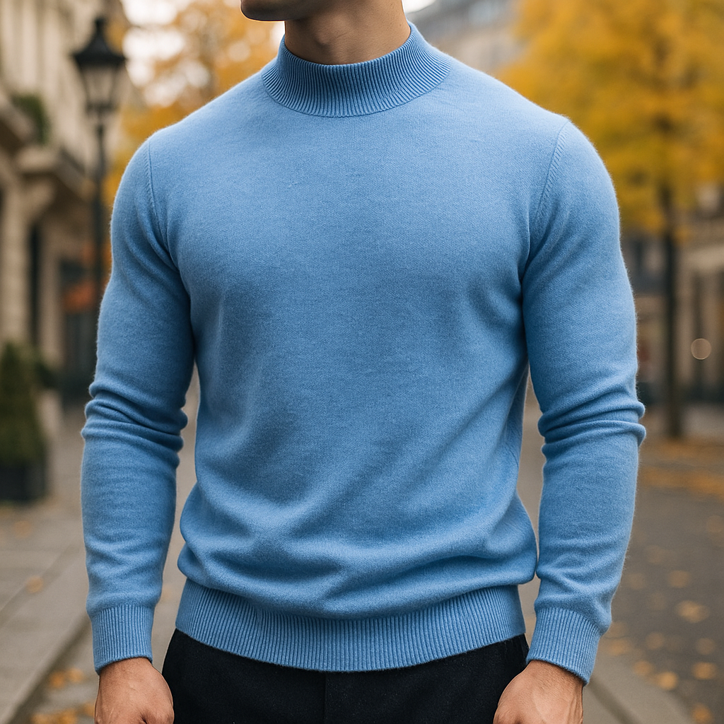 LAURENT MONACO | PULL À COL EN LAINE POUR HOMME