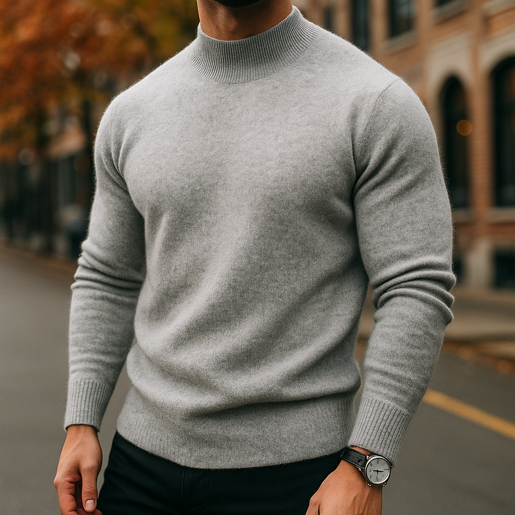 LAURENT MONACO | PULL À COL EN LAINE POUR HOMME