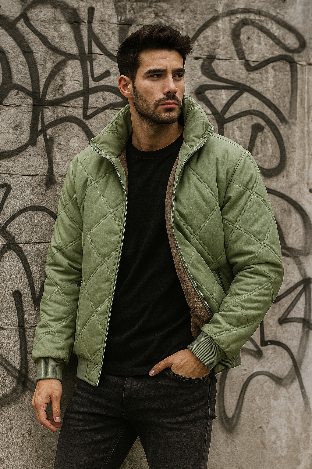 LAURENT MONACO | VESTE D'HIVER REMPLIE POUR HOMME