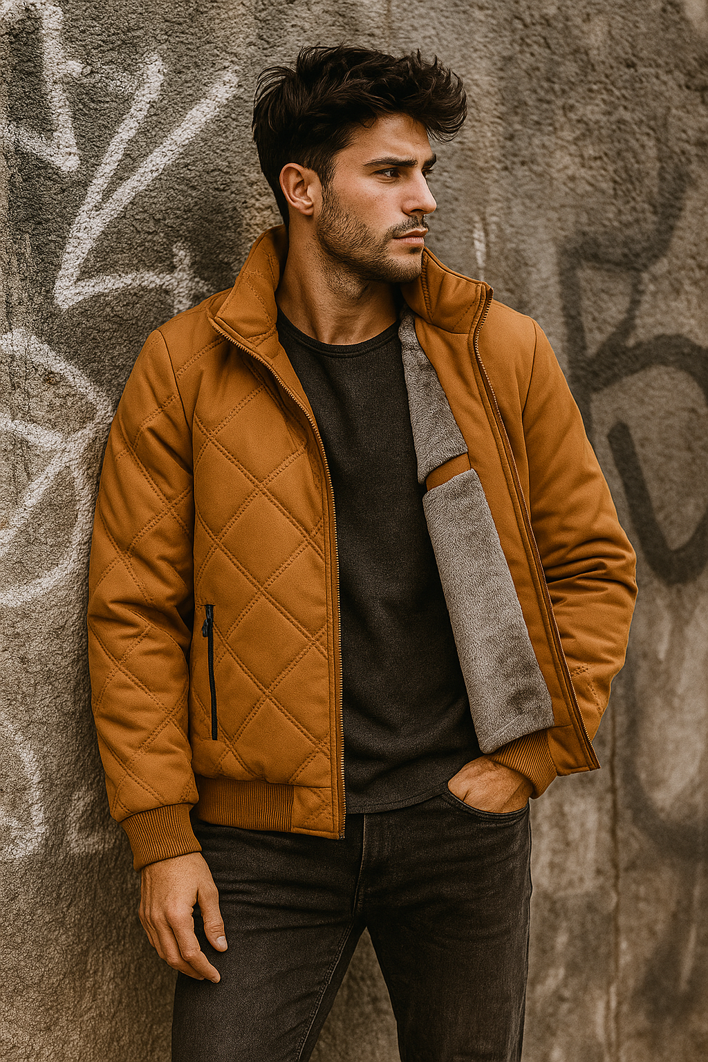 LAURENT MONACO | VESTE D'HIVER REMPLIE POUR HOMME
