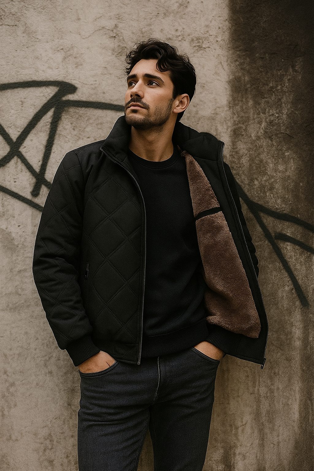 LAURENT MONACO | VESTE D'HIVER REMPLIE POUR HOMME