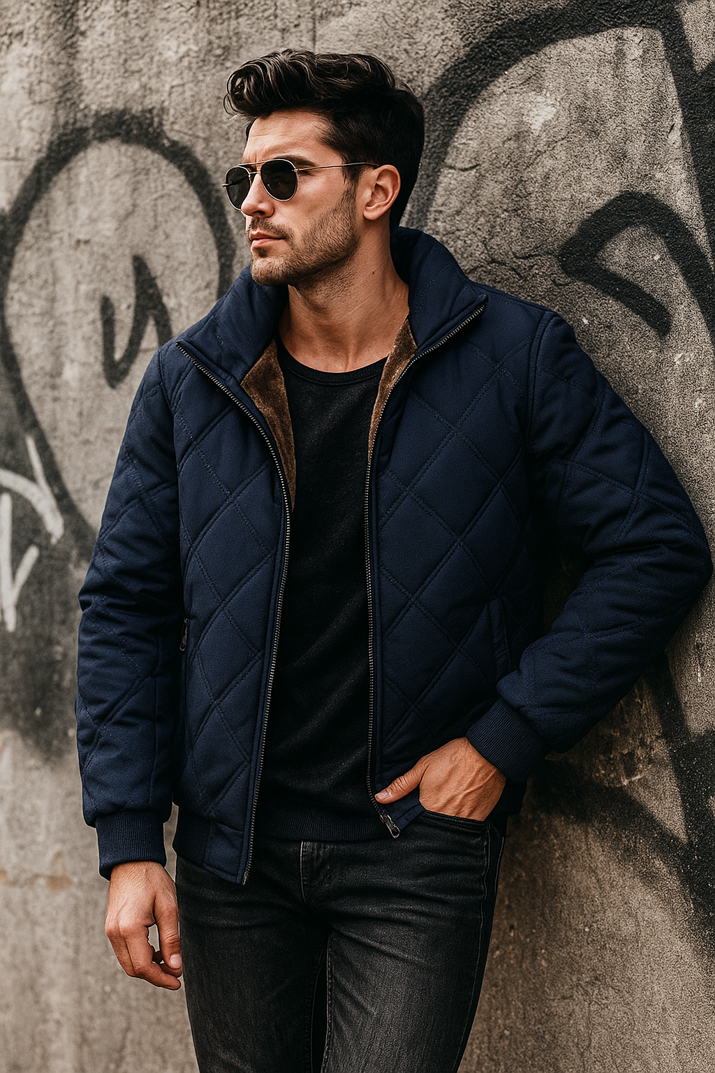 LAURENT MONACO | VESTE D'HIVER REMPLIE POUR HOMME