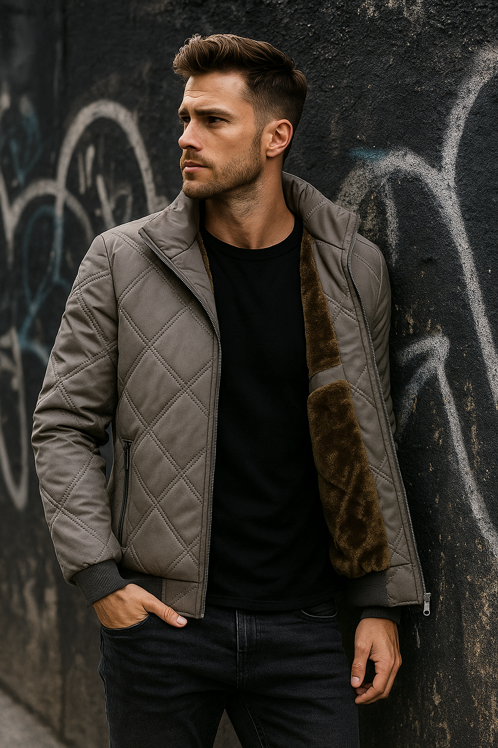 LAURENT MONACO | VESTE D'HIVER REMPLIE POUR HOMME
