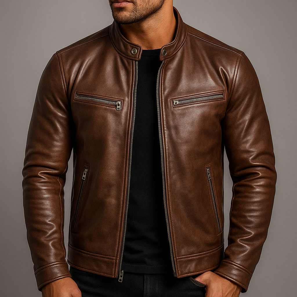 LAURENT MONACO | VESTE ZIPPÉE CLASSIQUE ET ÉLÉGANTE POUR HOMME