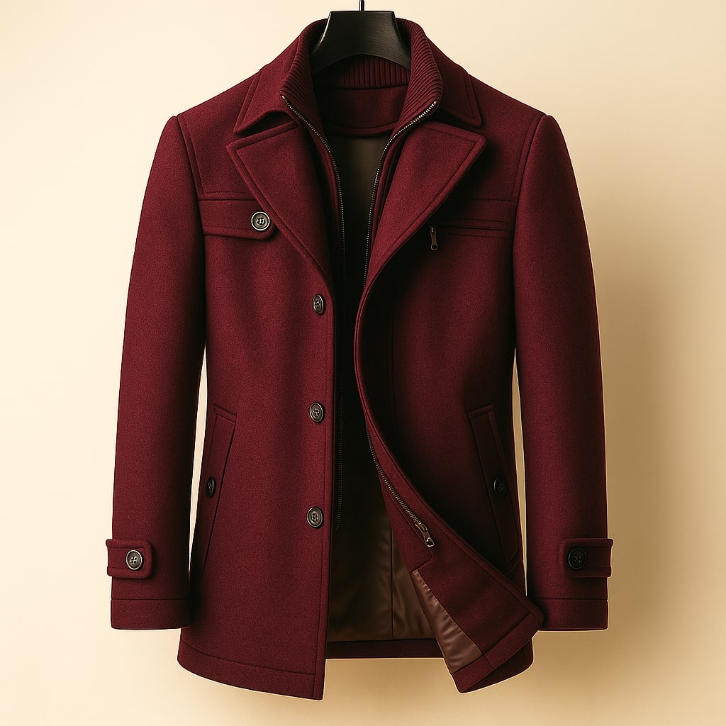 LAURENT MONACO | MANTEAU LONG EN LAINE POUR HOMME