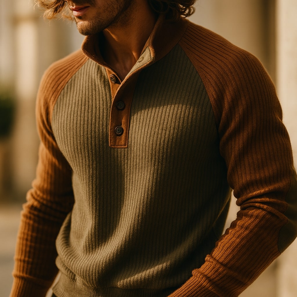 LAURENT MONACO | TRICOT CÔTELÉ POUR HOMME