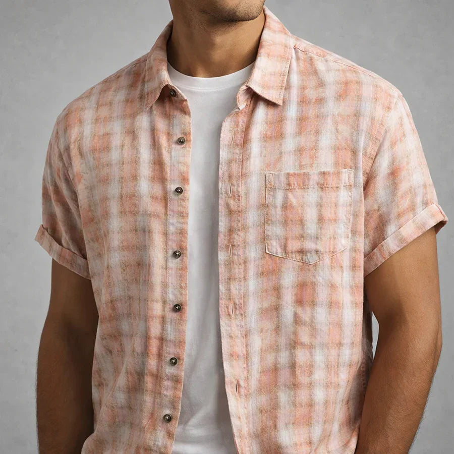 LAURENT MONACO | CHEMISE À CARREAUX RÉTRO POUR HOMMES