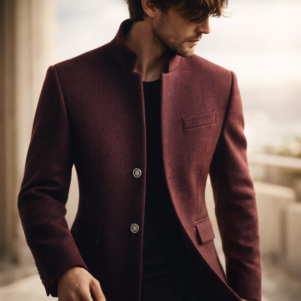 LAURENT MONACO | MANTEAU COL MONTANT POUR HOMME