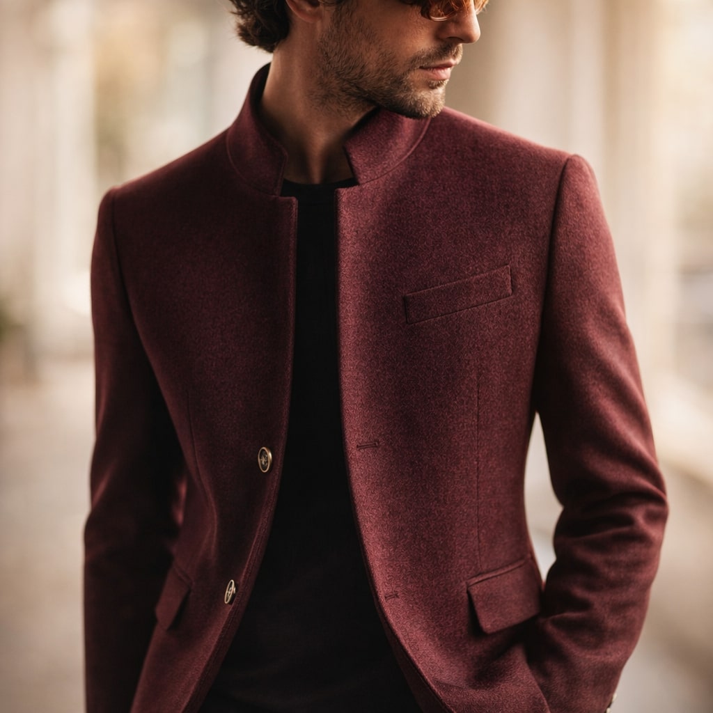 LAURENT MONACO | MANTEAU COL MONTANT POUR HOMME