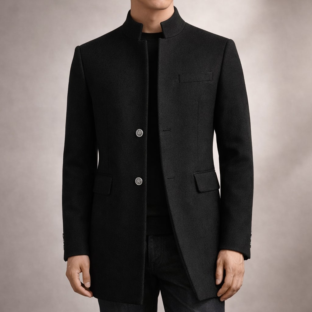 LAURENT MONACO | MANTEAU COL MONTANT POUR HOMME